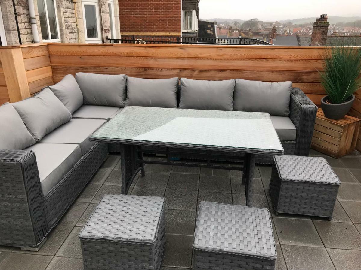 Wight View, Flat 2 Rosslyn House Apartment Swanage Ngoại thất bức ảnh
